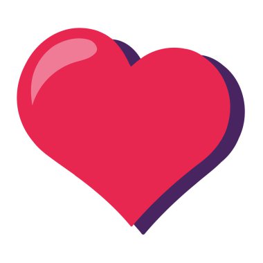 Video oyunu ögesi kalp çizimi izole edildi