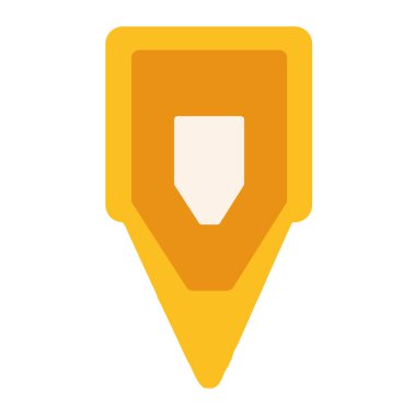 pin simgesi konumu illüstrasyon tasarımı izole