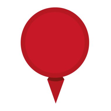 pin simgesi konumu yuvarlak biçim tasarımı