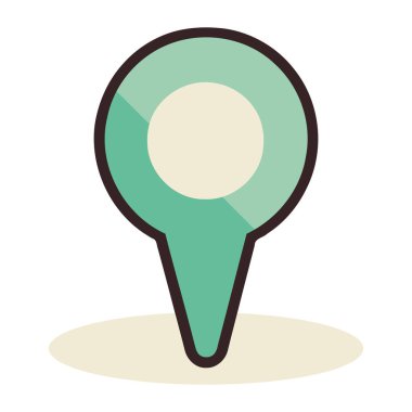 pin simgesi konumu izole edilmiş vektör düzeni aranıyor