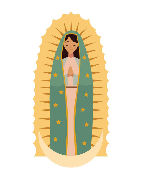 Графическая иллюстрация virgen de guadalupe