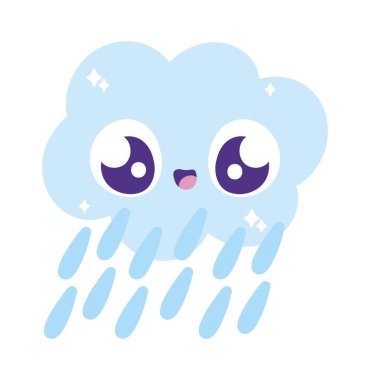 su günü karakteri yağmur çizimi