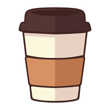 Tekrar kullanılabilir kahve fincanı izole edilmiş.