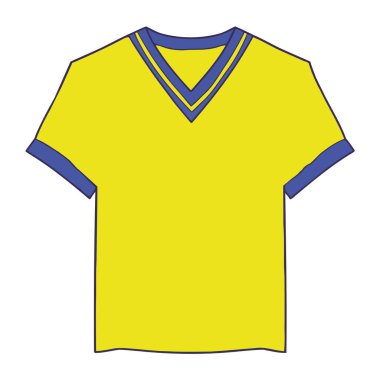 Amerikalı futbolcu Jersey Illustration