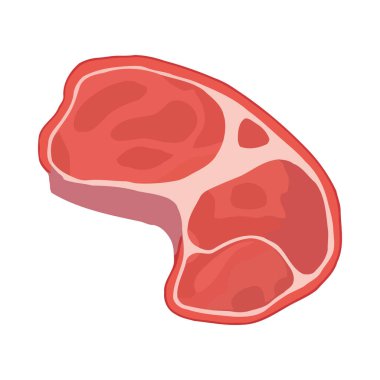 et ürünü çizimi izole edildi