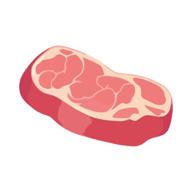 et ürünü protein simgesi izole