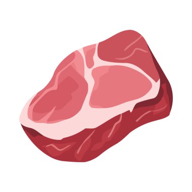 et ürünü fileto protein illüstrasyonu