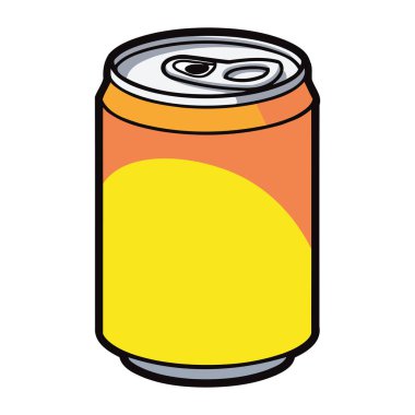 Enerji içeceği tasarımı çizimi izole edildi