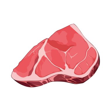 et ürünleri çizimi izole edildi