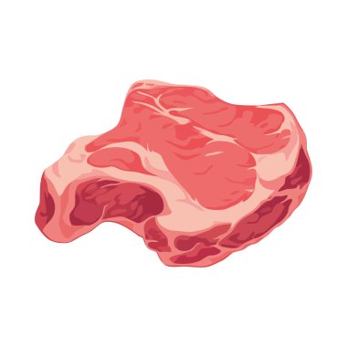 et ürünü beyaz resimde izole edildi