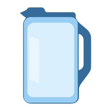 şişe galonu illüstrasyonu izole edilmiş