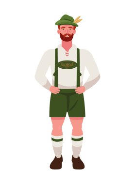 Alman adam deri çizim tasarımı ile