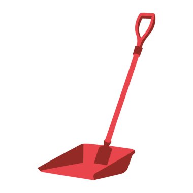 Temizlik ürünleri faraş illüstrasyonu izole edildi