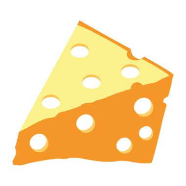 Peynir dilimlenmiş eritilmiş çizimler
