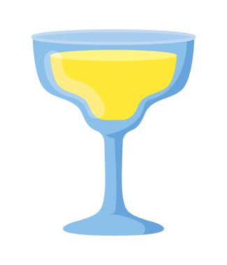 Meksika tekila içeceği illüstrasyonu izole edildi.