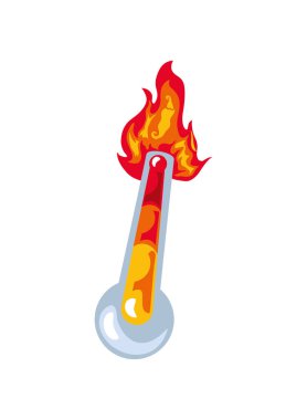 Uluslararası sıcak ve baharatlı yemek günü illüstrasyonu izole edildi