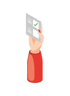 Rusya seçim günü karar illüstrasyonu