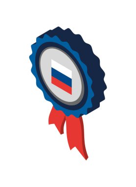 Rusya seçim günü illüstrasyon tasarımı