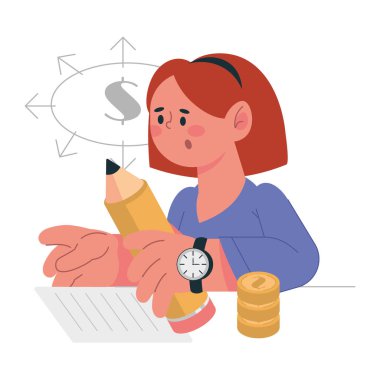 vergi günü çizim vektörü