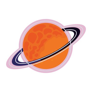 Gezegen alanı illüstrasyon vektör tasarımı