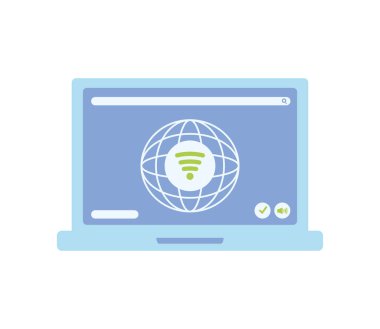 İnternet günü yenilik çizimi tasarımı