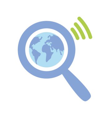 İnternet gündüz servisi illüstrasyon tasarımı