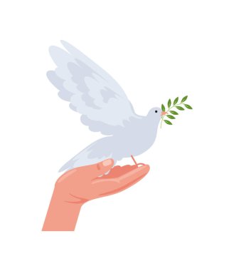 Eller ve güvercinler yalnız kaldı.