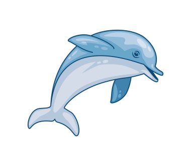 Mavi yunus gülümsüyor.