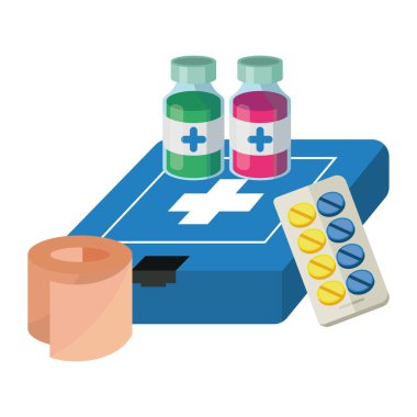 İlk yardım çantası izole edildi.