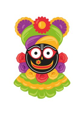 Lord Jagannath 'tan Ratha Yattra izole edilmiş.