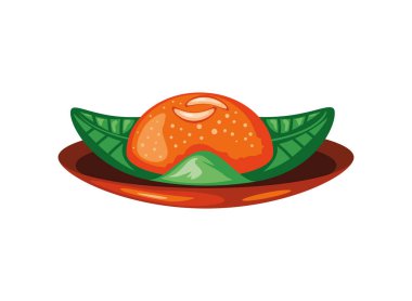 Boondi ladoo murtis paramatma geleneksel yemek izole