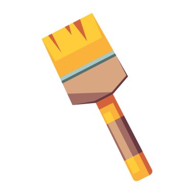 boya fırçası marangozları el araç simgesi izole