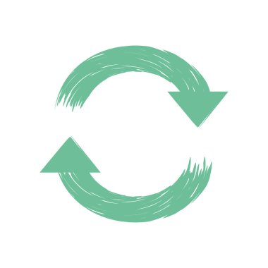 Okları yeniden yükle geometrik şekil izole edildi