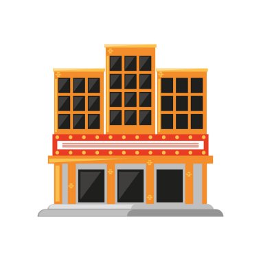 Tiyatro kentsel altyapısı izole edilmiş simge oluşturuluyor