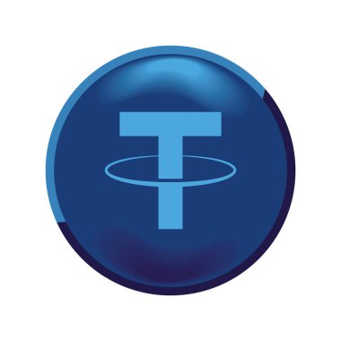 Şifreleme para bağı simgesi izole edildi