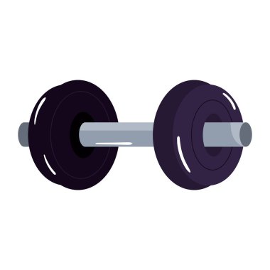 halter ağırlığı spor izole simgesi