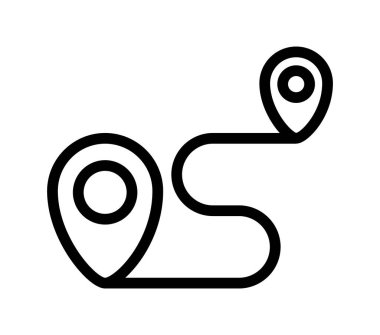 konum simgesi çizgisi biçimi