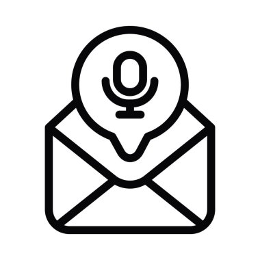 ses iletisi iletişim simgesi satır biçimi