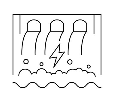 Baraj hidroelektrik yenilenebilir enerji izole edildi