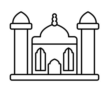 gurdwara tasarım izole edilmiş simgesi