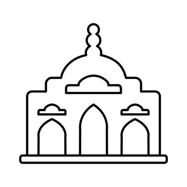 gurdwara bina simgesi doğrusal izole edildi