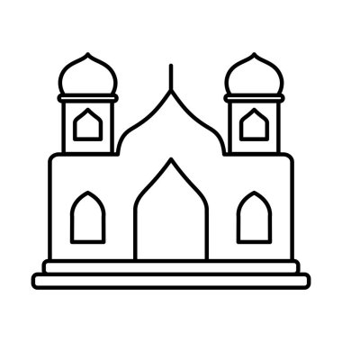 Hint tapınağı gurdwara doğrusal simgesi