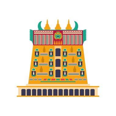 meenakshi tapınak inşaatı izole tasarım