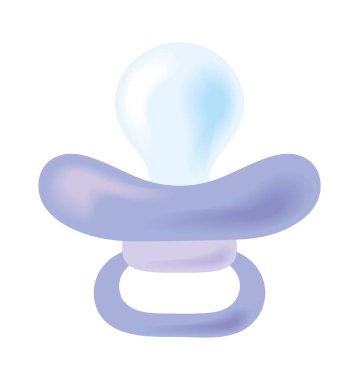 bebek mavisi emzik izole tasarımı