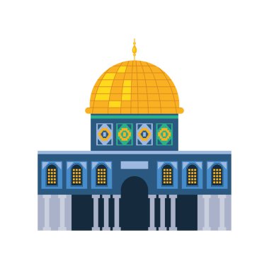 al Aqsa camiinin izole tasarımı