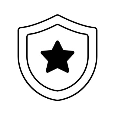 Video oyunu yıldızı izole edilmiş simgesi