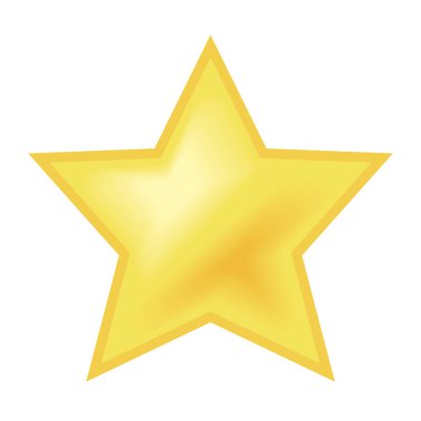 Kumarhane oyunu yıldızı izole edilmiş simgesi