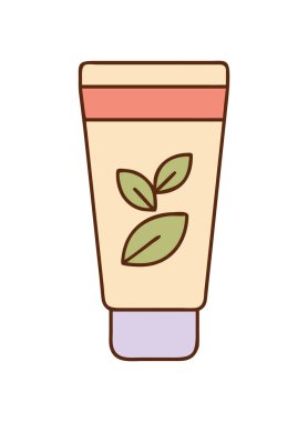 Cilt bakımı için organik malzemeli bitkisel el kremi.