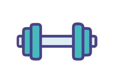 Spor salonu için ağır iş dambıllar.