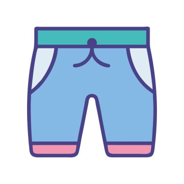 Spor ve spor için rahat solunabilir şortlar.